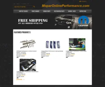 Moparonlineperformance.com(Mopar Performance Parts Discounted Online) Screenshot