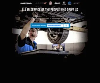 Moparservicespecials.com(All In Service of the People Who Drive Us) Screenshot