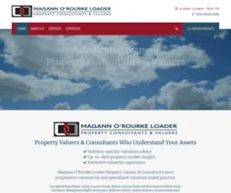 Mopc.com.au(Magann O’Rourke Loader Property Valuers & Consultants) Screenshot