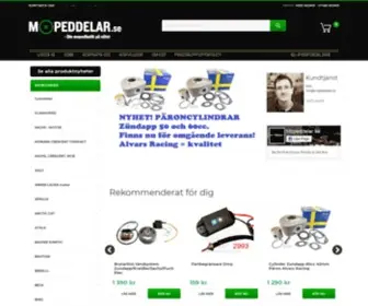 Mopeddelar.se(Förgasare) Screenshot