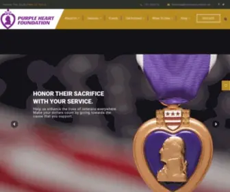 Mophsf.org(Purple Heart Foundation Online) Screenshot