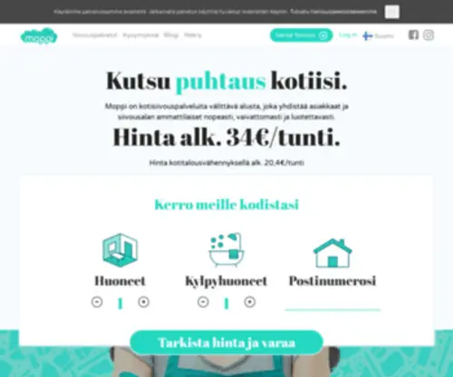 Moppi.com(Moppi.fi Web Site Automatic Forward) Screenshot