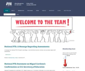 Mopta.org(Missouri PTA) Screenshot