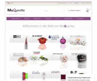 Moquentia.de(Wohnaccessoires & Dekoration) Screenshot