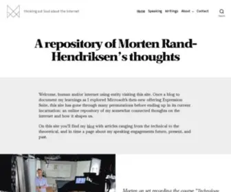 Mor10.com(A repository of Morten Rand) Screenshot
