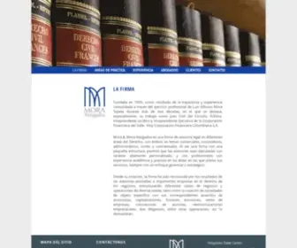 Moraabogados.co(Mora Abogados Cali) Screenshot