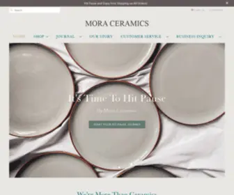 Moraceramics.com(Hit Pause with Mora Ceramics) Screenshot