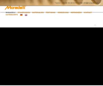 Moradelli.de(Prägebleche) Screenshot