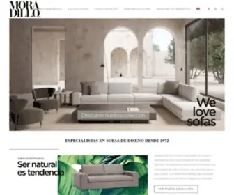 Moradillo.com(Descubre los mejores sofas de diseño) Screenshot