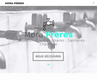 Morafreres.com(Accueil Mora Frères à Léon(40)) Screenshot