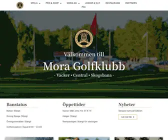 Moragk.se(Mora Golfklubb) Screenshot