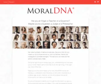 Moraldna.org(Find your MoralDNA type in minutes) Screenshot