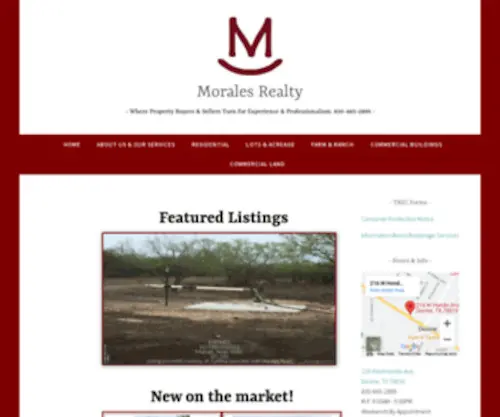 Moralesrealty.com(Where Property Buyers & Sellers Turn for Experience & Professionalism) Screenshot