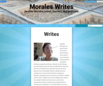 Moraleswrites.com(Morales Writes) Screenshot