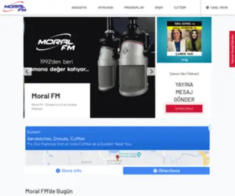 Moralfm.com.tr(Moral FM) Screenshot