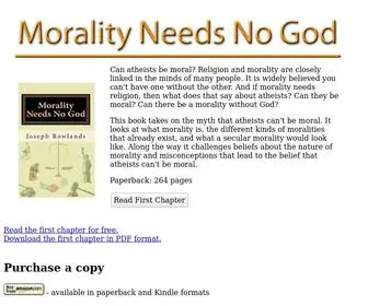 Moralityneedsnogod.com(Morality) Screenshot