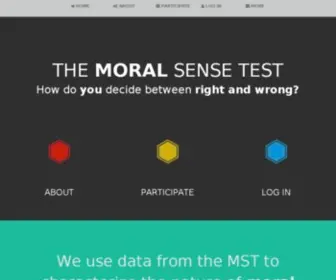 Moralsensetest.com(The Moral Sense Test) Screenshot