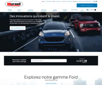 Morandford.com(Concessionnaire Ford à Sainte) Screenshot