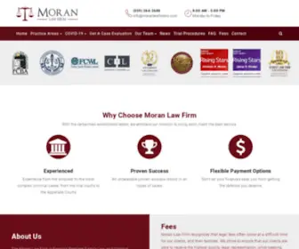 Moranlawfresno.com(Moran Law Firm) Screenshot