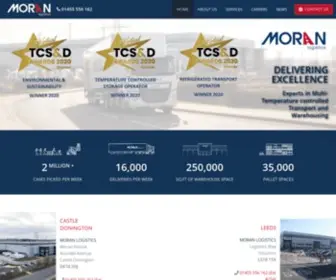 Moranlogistics.co.uk(Temperature Controlled Transport & Storage Specialists) Screenshot