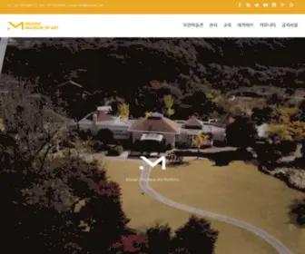 Moranmuseum.org(모란미술관) Screenshot