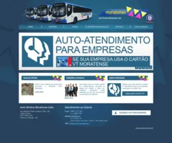 Moratense.com.br(Auto Onibus Moratense) Screenshot