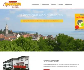 Morath.com(Morath Busunternehmen) Screenshot