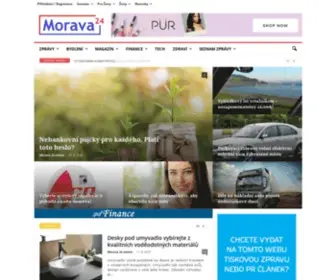 Morava24.cz(Aktuální zpravodajství z Moravy) Screenshot