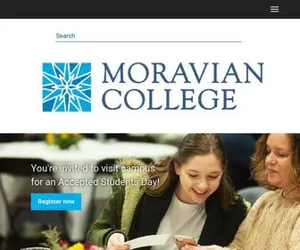 Moravian.edu(Moravian University) Screenshot