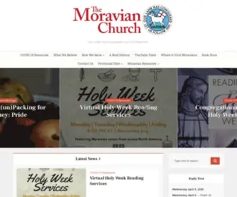 Moravian.org(Moravian Church In America) Screenshot