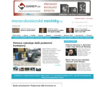Moravskoslezskenovinky.cz(Moravskoslezské) Screenshot