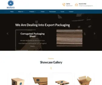 Morayapackaging.com(Moraya Packaging) Screenshot