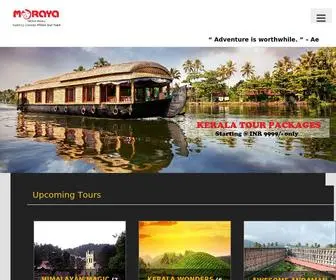 Morayatoursandtravels.com(Moraya Tours & Travels) Screenshot