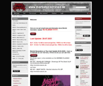 Morbidgeneration.de(Morbid Generation) Screenshot