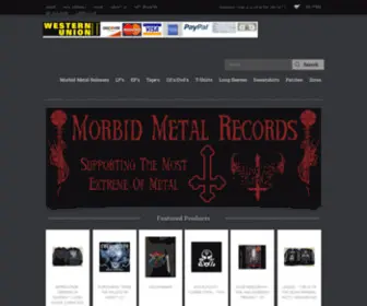 Morbidmetalrecords.com(Morbid Metal Records) Screenshot