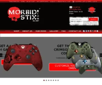 Morbidstix.com(Customized Rapid Fire and Hydro Dipped Controllers) Screenshot