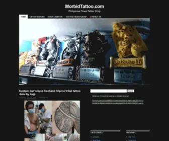 Morbidtattoo.com(Philippines Finest Tattoo Shop) Screenshot