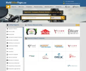 Morbiyellowpages.com(Morbi Yellow Pages) Screenshot