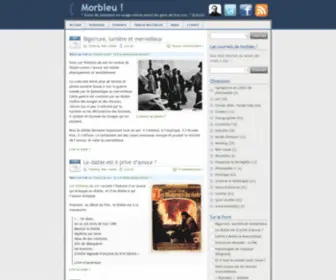 Morbleu.com(Philosophie et Culture en Majuscules) Screenshot