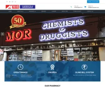 Morchemist.com(Online Pharmacy) Screenshot