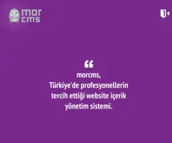 Morcms.com(Içerik yönetim sistemi) Screenshot