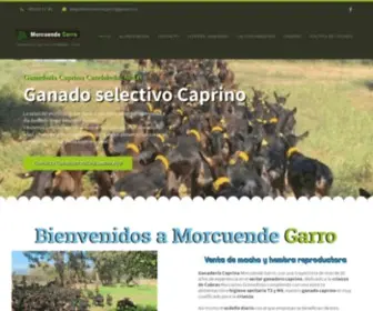 Morcuendegarro.com(Ganadería Caprina Candeleda) Screenshot