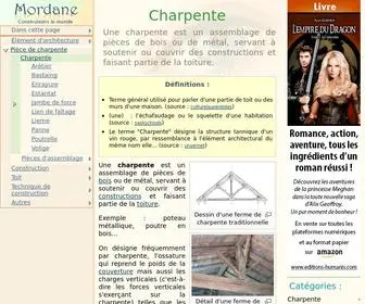 Mordane.com(Charpente) Screenshot