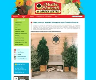 Mordennurseries.com(Morden Nurseries and Garden Center) Screenshot