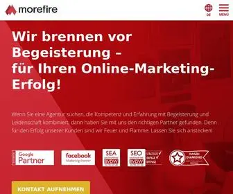 More-Fire.com(Online-Marketing-Agentur aus Köln) Screenshot
