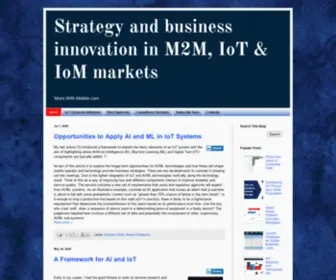 More-With-Mobile.com(Strategy and business innovation in M2M) Screenshot