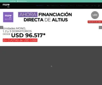 More.com.uy(More es un proyecto de Altius Group) Screenshot