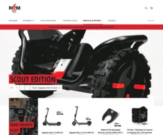 More4Motion.com(Accessories and Spare Part for Segway Products) Screenshot