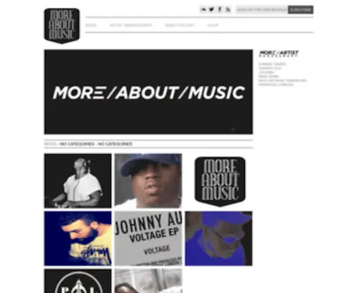 Moreaboutmusic.com(MORE ABOUT MUSIC) Screenshot