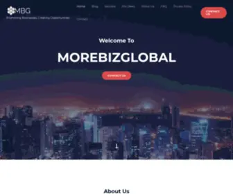 MorebizGlobal.com(Home) Screenshot